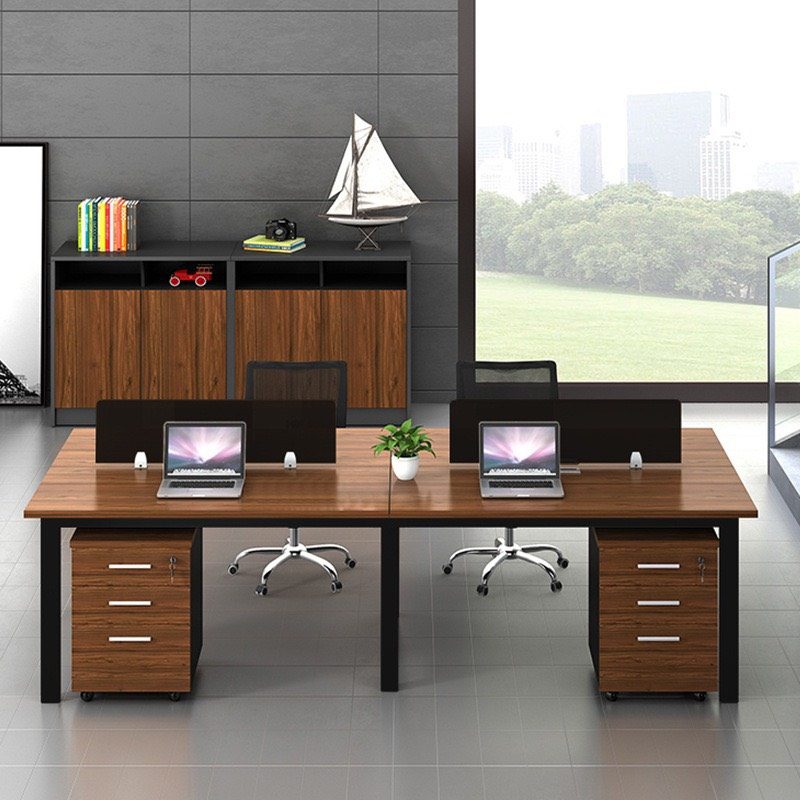 Bàn Cụm Văn Phòng Làm Việc Nhóm 4 Người 2m4 - BC6 1