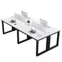 Bàn Cụm Làm Việc Nhóm Văn Phòng Chân Sắt 2m4 - BC8 1