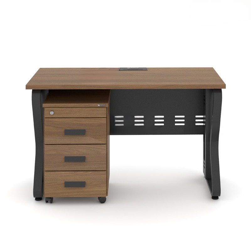 Bàn Làm Việc 1m2 Chân Sắt Uốn - BLV82 2