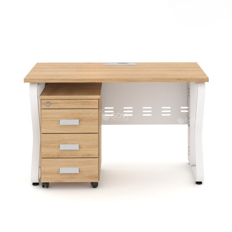 Bàn Văn Phòng Chân Sắt Uốn Hiện Đại - BLV83 2