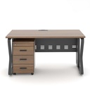 Bàn Làm Việc Gỗ MDF Chân Sắt Uốn - BLV86 1