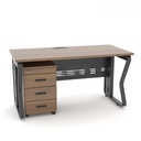 Bàn Làm Việc Gỗ MDF Chân Sắt Uốn - BLV86 2