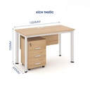 Bàn Làm Việc Chân Độc Lập Có Hộc - BLV91 1