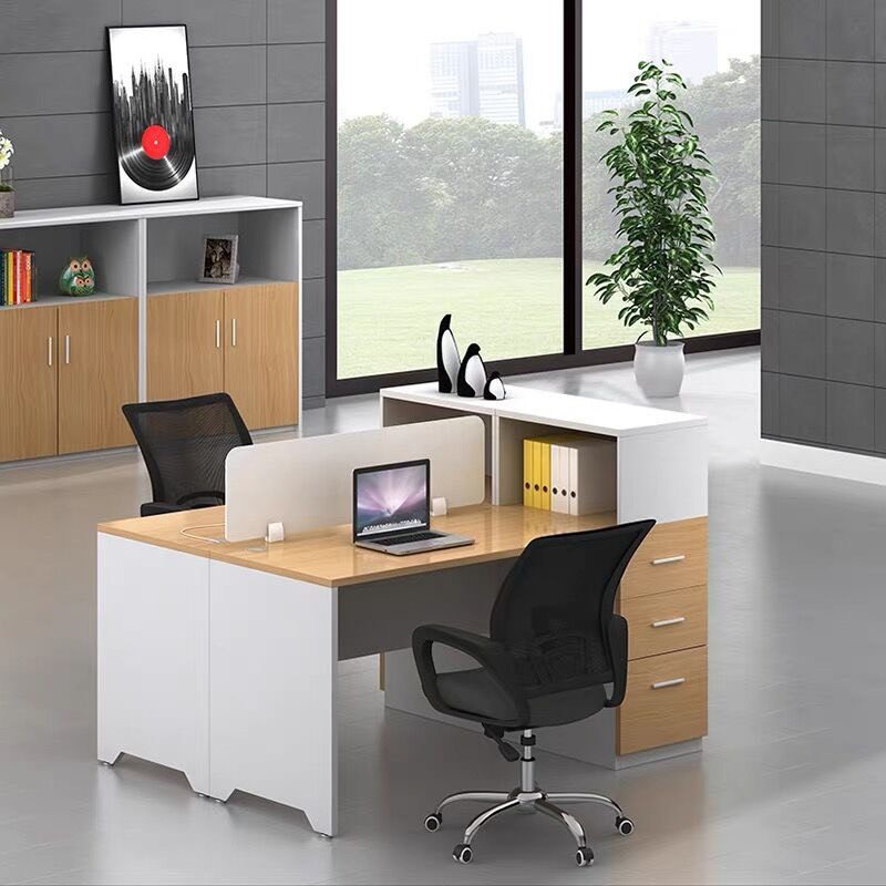 Module Bàn Văn Phòng Làm Việc Nhóm Có Tủ 2 Người - BC20 5