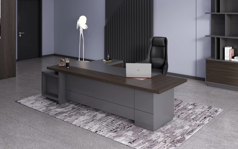 Bàn Giám Đốc Góc L Kiểu Dáng Sang Trọng - BGĐ47 1