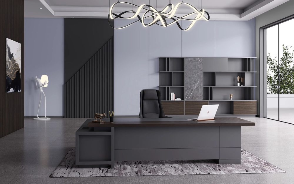 Bàn Giám Đốc Góc L Kiểu Dáng Sang Trọng - BGĐ47 2