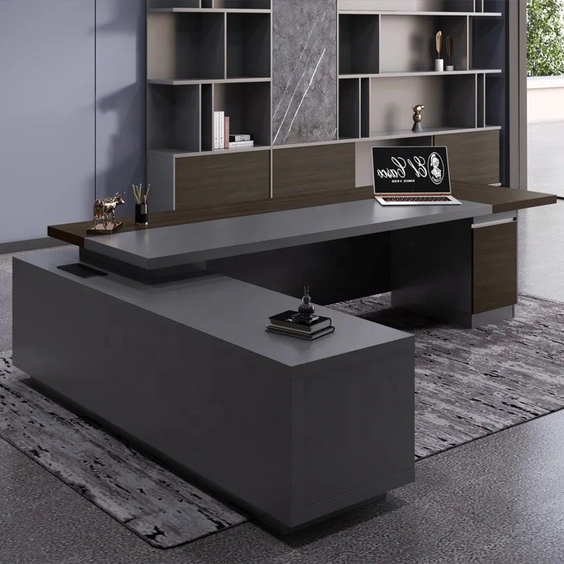 Bàn Giám Đốc Góc L Kiểu Dáng Sang Trọng - BGĐ47 3