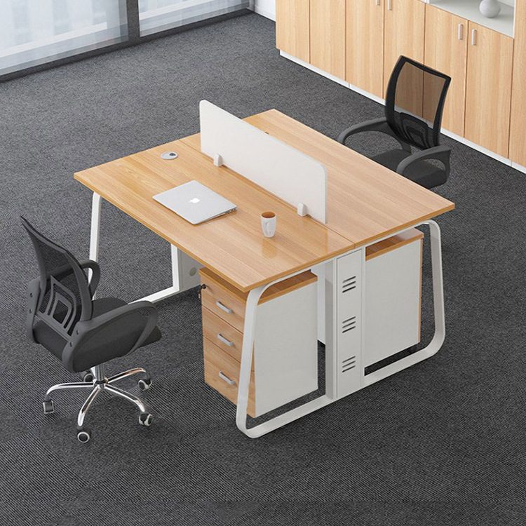 Bàn Cụm Làm Việc 2 Người Chân Sắt - BC26 1