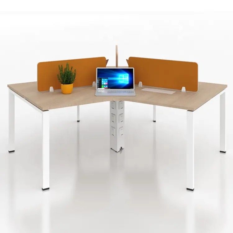 Bàn Cụm Làm Việc 3 Chỗ Ngồi Có Vách - BC29 2