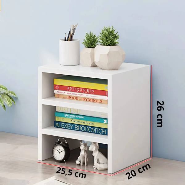 Kệ Gỗ 3 Ngăn Đa Năng Để Bàn 1