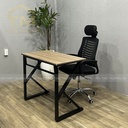 Bộ Bàn Làm Việc Chữ K Ghế Xoay Tựa Đầu Dày - BLV105 3
