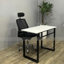 Bộ Bàn Ghế Văn Phòng Chân Sắt Chữ U - BLV106 4