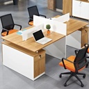 Bàn Cụm Làm Việc 4 Chỗ Có Vách - BC36 5