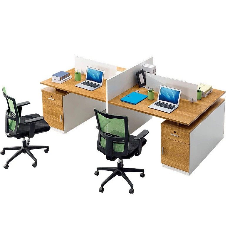 [BC36] Bàn Cụm Làm Việc 4 Chỗ Có Vách - BC36