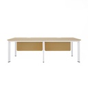 Bàn Cụm Chân Sắt Yếm Lửng 2 Người - BC41 1