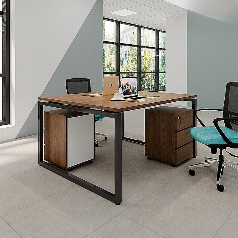 Cụm Bàn 2 Người Chân Sắt Chữ U - BC42 5