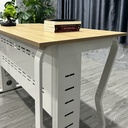 Bàn Làm Việc Có Yếm Chân Sắt Nhập Khẩu - BLV111 1