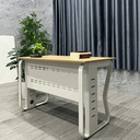 Bàn Làm Việc Có Yếm Chân Sắt Nhập Khẩu - BLV111 2