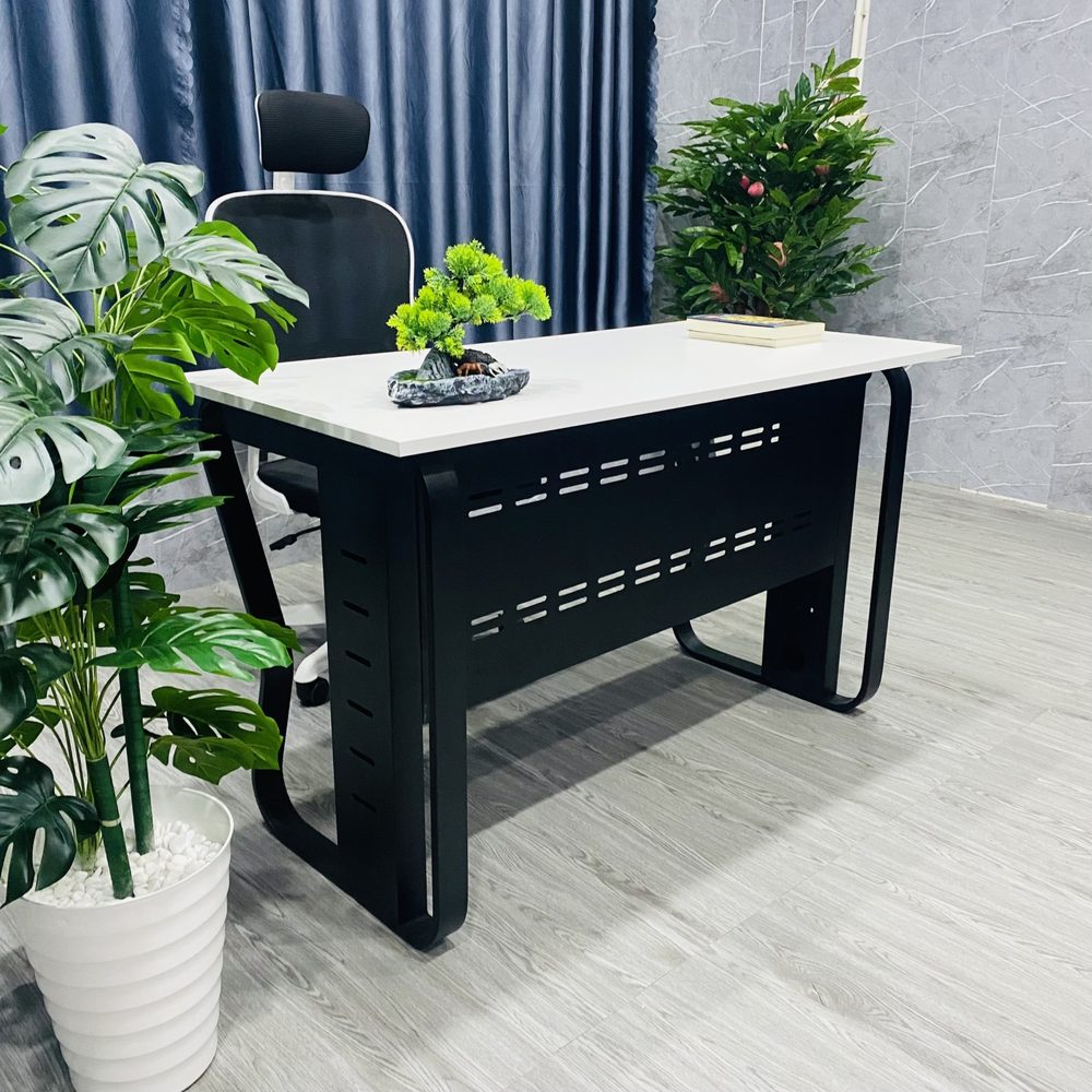 Bàn Làm Việc Chân Sắt Cao Cấp Nhập Khẩu - BLV112 2
