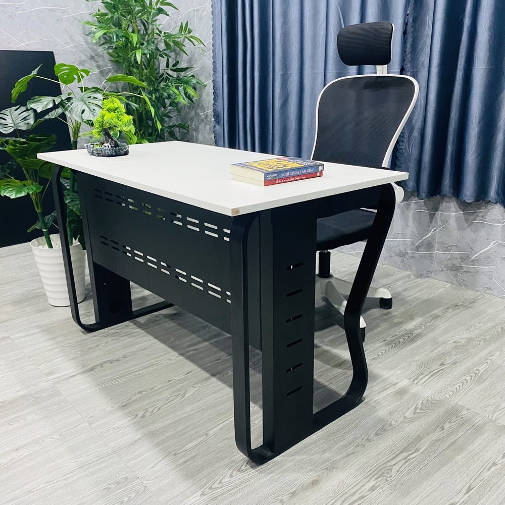 Bàn Làm Việc Chân Sắt Cao Cấp Nhập Khẩu - BLV112 4