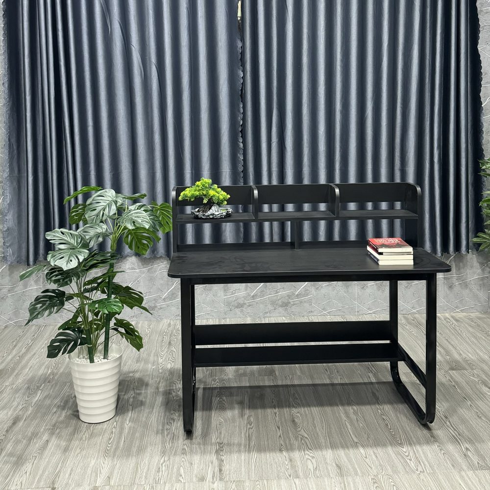 Bàn Làm Việc Gỗ Có Kệ Sách - BLV114 3