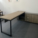 Bàn Làm Việc Góc L Có Yếm - BLV117 4