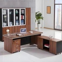 Bàn Giám Đốc Góc L Viền Sọc 1m6x80 - BGĐ69 2