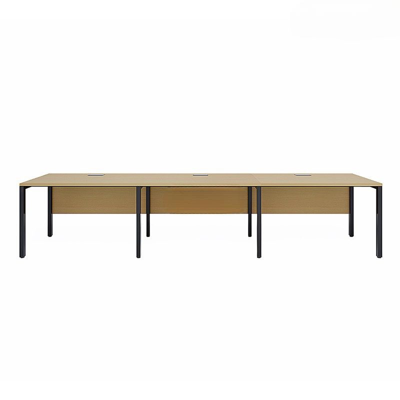 Cụm Bàn Làm Việc 3 Người Chân Sắt Có Yếm - BC44 1