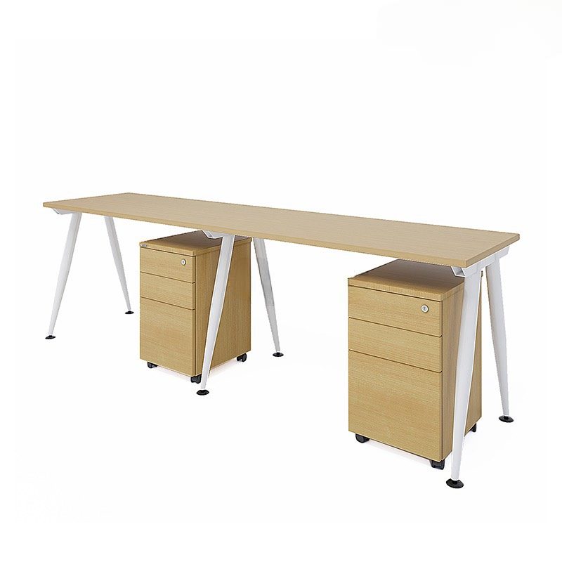 Cụm Bàn Làm Việc 2 Người Chân Sắt - BC46 3