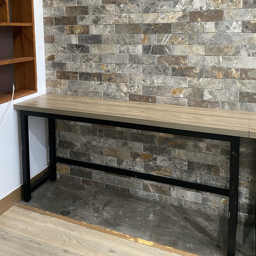 Bàn Cụm Làm Việc Dài 2 Chỗ Màu Nâu - BC48 3