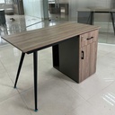 Bàn Làm Việc Chân Sắt Có Hộc - BLV120 4