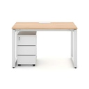 Bàn Làm Việc Chân Sắt U Hiện Đại - BLV123 3