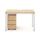 Bàn Làm Việc Chân Sắt Độc Lập - BLV124 4