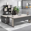 Bàn Giám Đốc Góc L Kết Hợp Tủ Rời - BGĐ85 1