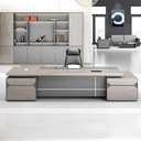 Bàn Giám Đốc Gỗ MDF Kiểu Dáng Góc L - BGĐ86 1