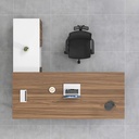 Bàn Giám Đốc Chân Sắt Chữ U Góc L - BGĐ87 1