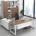 [BGĐ87] Bàn Giám Đốc Chân Sắt Chữ U Góc L - BGĐ87