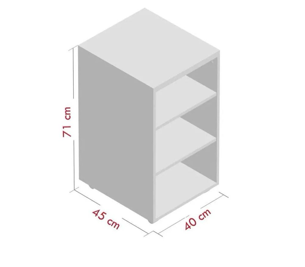 Hộc Tủ 3 Ngăn Di Động Có Bánh Xe Nhỏ Gọn - TP48 3