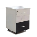Hộc Tủ Di Động 3 Ngăn Trắng Pha Đen - TP40 1