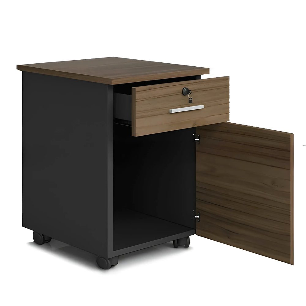Hộc Tủ Phụ 2 Ngăn Vân Gỗ - TP37 1