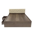 Giường Ngủ Có Đầu Nệm Ngăn Kéo Hộc Gỗ MDF 1
