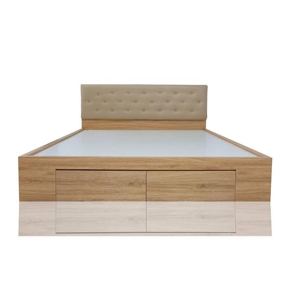 Giường Ngủ Có Đầu Nệm Ngăn Kéo Hộc Gỗ MDF 2