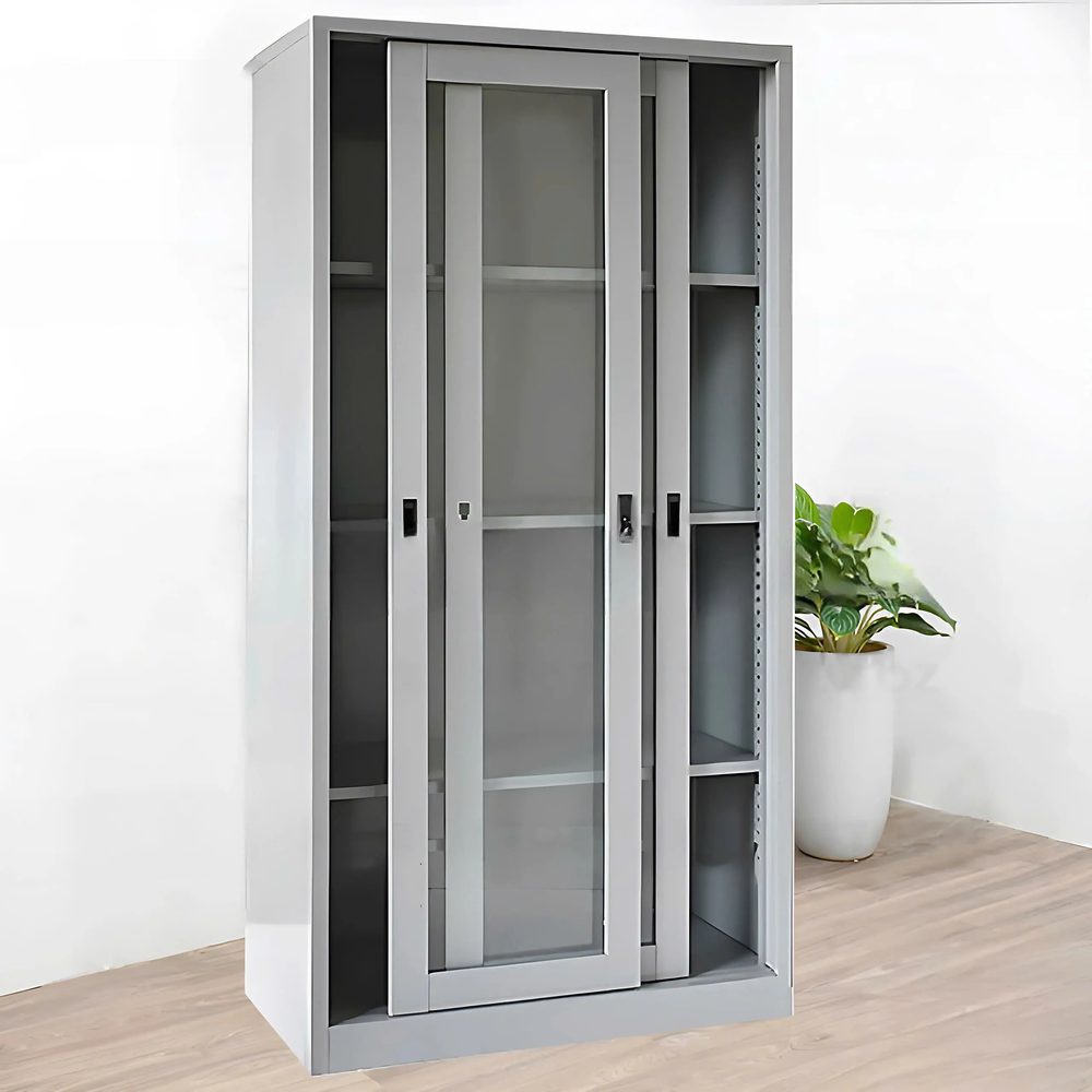 Tủ Locker Sắt Cánh Kính Cửa Lùa - TLK47 2