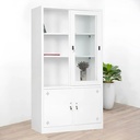 Tủ Locker Sắt 2 Cánh Trượt Màu Trắng - TLK44 2