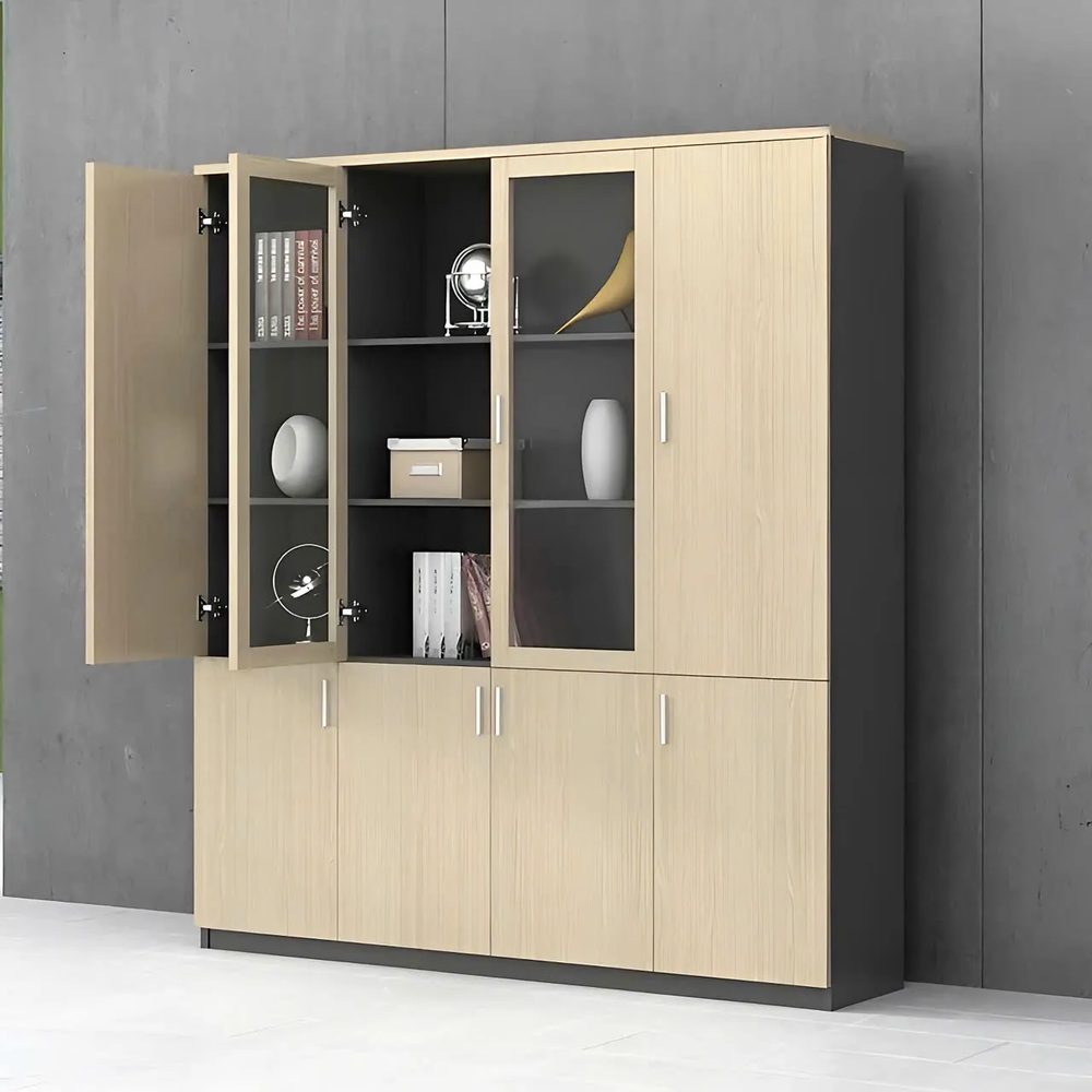 [TMHS157] Tủ Tài Liệu 4 Cánh Kính Đa Năng - THS195