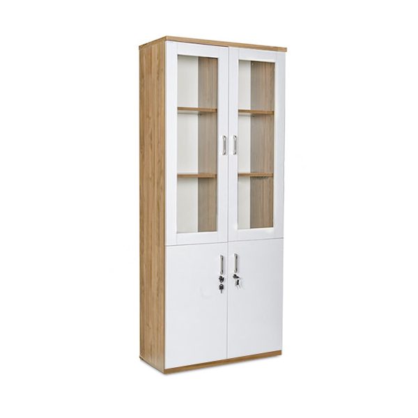 [(2608] Tủ Văn Phòng 2 Cánh Gỗ Công Nghiệp Bollet - THS4