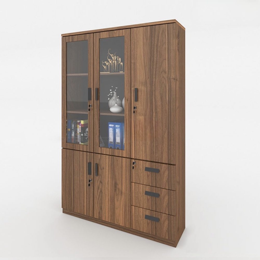 Tủ Tài Liệu 3 Cánh Gỗ MDF Phủ Melamine - THS77 3