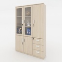 Tủ Tài Liệu 3 Cánh Gỗ MDF Phủ Melamine - THS77 4