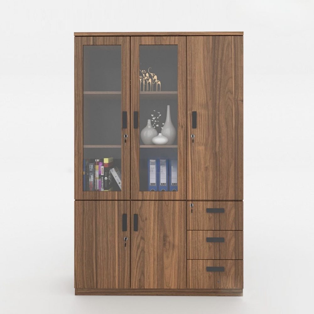 [THS77] Tủ Tài Liệu 3 Cánh Gỗ MDF Phủ Melamine - THS77