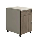 [TP32] Hộc Tủ Phụ 2 Ngăn Nâu Pha Màu Kem - TP32